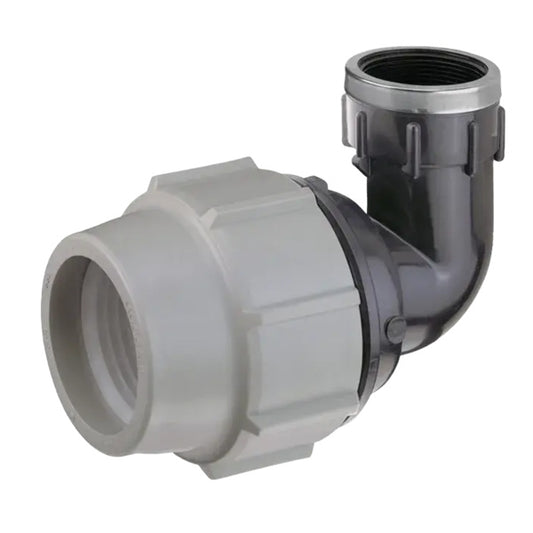 Coude à compression taraudé 7150 Plasson