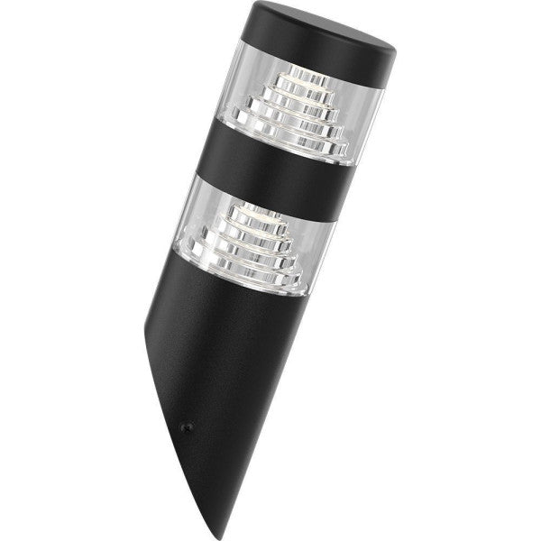 Applique torche Noir LED 1000 Lumens