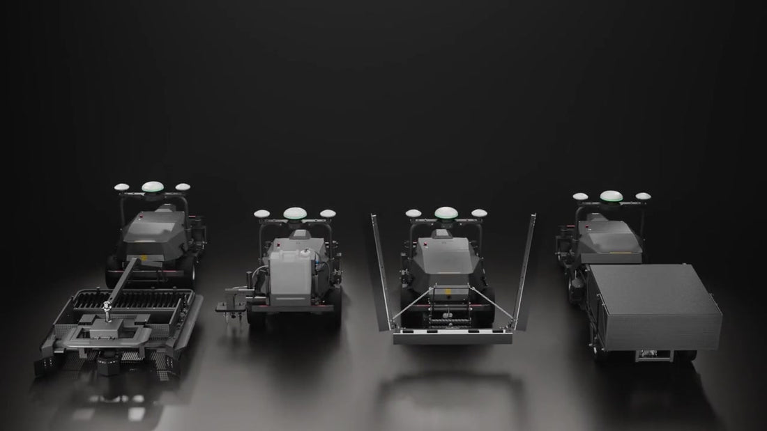 Un seul robot pour tondre et entretenir vos golfs, vos terrains de sport et vos vergers